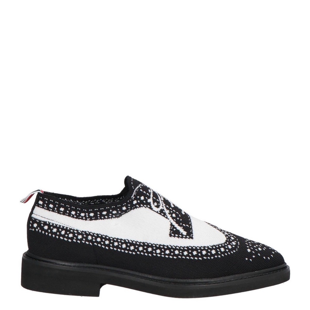 Thom Browne Black and White Loafers